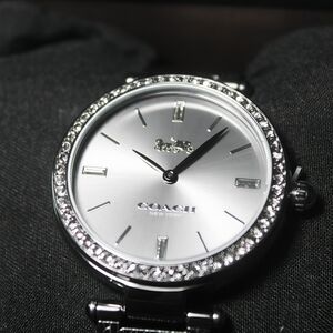 ✨Brand New Coach Madison Women’s Dark Grey Stainless Grey Dial Watch 14504099